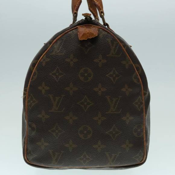 LOUIS VUITTON Monogram Speedy 30 Hand Bag M41526 LV Auth 93138 - Picture 4 of 16